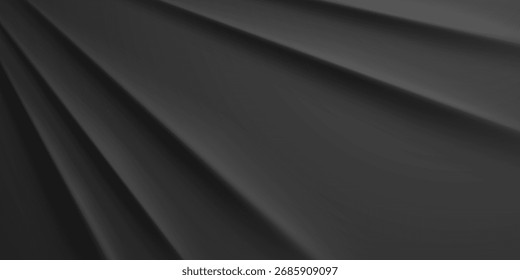 La tela gris oscura se pliega creando un fondo liso y abstracto con sombreado y textura sutiles.