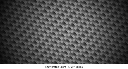 Dark Gray Geometric grid background. Modern dark abstract vector texture.