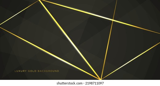 Dark gray and gold shine shadow background. Modern dark abstract vector texture. eps10 vector