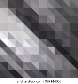 Dark gray Grid Low Poly Pattern
