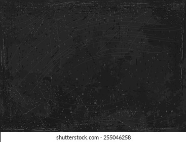 Dark gray grunge background. Scratched vintage texture