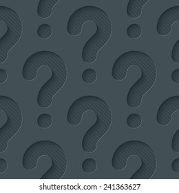 Dark gray perforated paper with cut out effect. Vector EPS10. See others in a Perforated Paper Set. 
