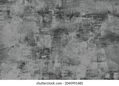 Grunge decorativo del patrón de fondo del pincel de escayola gris oscuro 