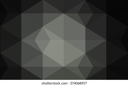 Dark gray polygonal illustration, which consist of triangles. Geometric background in Origami style with gradient. Triangular design for your business. Dark gray polygonal illustration, which consist of triangles. Geometric background in Origami style with gradient. Triangular design for your business.