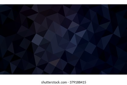 Dark gray polygonal illustration, which consist of triangles. Geometric background in Origami style with gradient. Triangular design for your business.