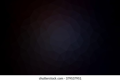 Dark gray polygonal illustration, which consist of triangles. Geometric background in Origami style with gradient. Triangular design for your business.