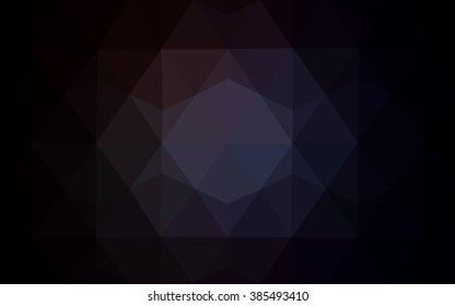 Dark gray polygonal illustration, which consist of triangles. Geometric background in Origami style with gradient. Triangular design for your business.