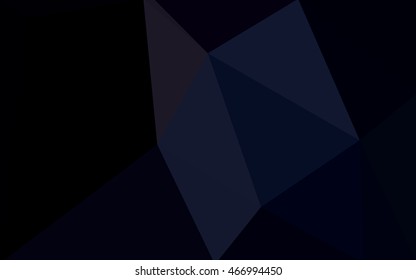 Dark gray polygonal illustration, which consist of triangles. Geometric background in Origami style with gradient. Triangular design for your business.