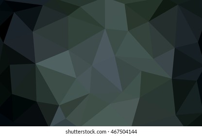 Dark gray polygonal illustration, which consist of triangles. Triangular design for your business. Creative geometric background in Origami style with gradient.