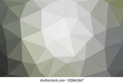 Dark gray polygonal illustration, which consist of triangles. Triangular design for your business. Creative geometric background in Origami style with gradient.