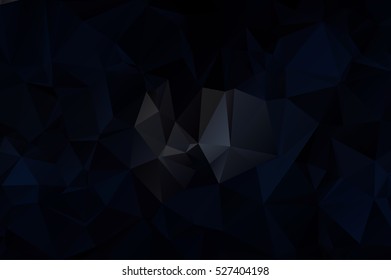 Dark gray polygonal illustration, which consist of triangles. Geometric background