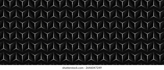 Dark gray and red horizontal hexagonal technology abstract vector background. red bright energy flashes under hexagon in futuristic modern technology wide banner. Dark gray honeycomb texture grid.