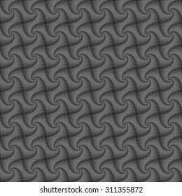 Dark gray seamless fractal pattern in the form of four-pointed stars.