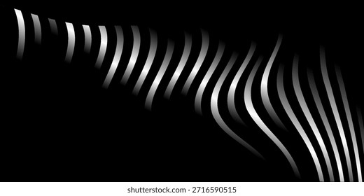 Padrão abstrato de linhas de listras escuras e cinza para estilo de tela de fundo ou de tela