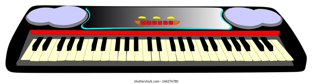 Dark Gray Synthesizer vector isolated on white background, rock and roll, dens, disco, country, urban, rap, hip hop,r n b,jazz,soul,