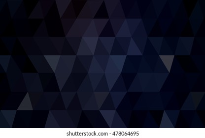 Dark gray triangle mosaic template. Creative geometric illustration in Origami style with gradient. The elegant pattern can be used as part of a brand book.