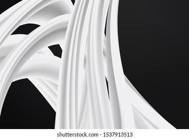 Dark Gray vector abstract blurred background. Abstract colorful illustration with gradient. New style design for your brand book.