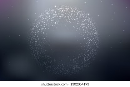 Dark Gray vector abstract bright pattern. Glitter abstract illustration with gradient design. Blurred design for your web site.