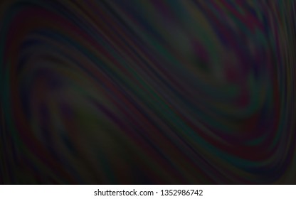 Dark Gray vector abstract bright pattern. New colored illustration in blur style with gradient. Smart design for your work.