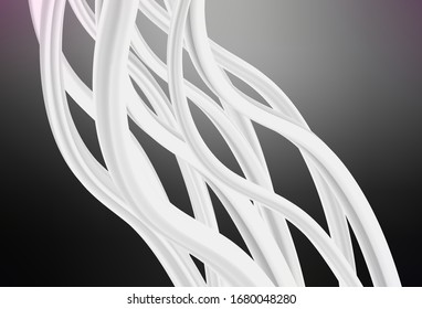 Dark Gray vector abstract bright pattern. Shining colorful illustration in smart style. The best blurred design for your business.