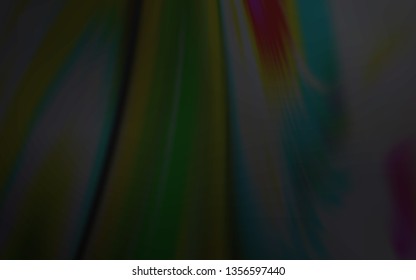 Dark Gray vector abstract layout. Creative illustration in halftone style with gradient. New style design for your brand book.