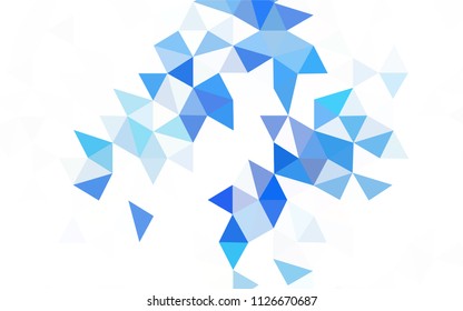 Dark Gray vector abstract mosaic backdrop. Colorful illustration in abstract style with triangles. Best triangular design for your business.