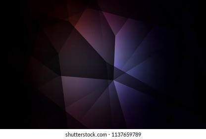 Dark Gray vector abstract mosaic background. A sample with polygonal shapes. Pattern for a brand book's backdrop.