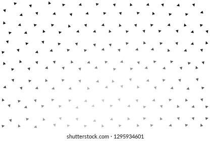 Dark Gray vector  abstract mosaic backdrop. Polygonal abstract illustration with gradient. Pattern for a brand book's backdrop.