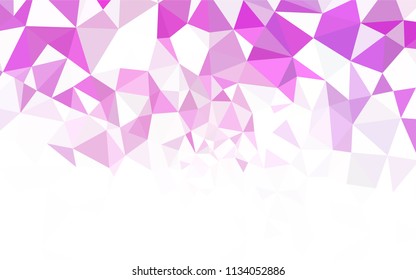 Dark Gray vector abstract polygonal template. Shining polygonal illustration, which consist of triangles. Completely new template for your banner.