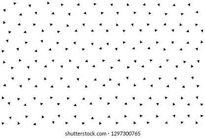 Dark Gray vector  abstract polygonal template. Shining colorful illustration with triangles. New template for your brand book.
