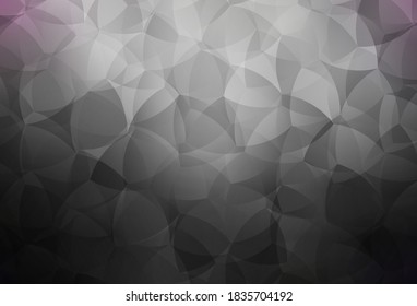 Dark Gray vector abstract polygonal pattern. Colorful illustration in abstract style with triangles. Best triangular design for your business.