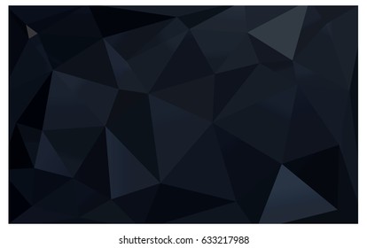 Dark Gray vector abstract textured polygonal background. Blurry triangle design. Pattern can be used for background.