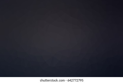 Dark Gray vector abstract textured polygonal background. Blurry triangle design. Pattern can be used for background.