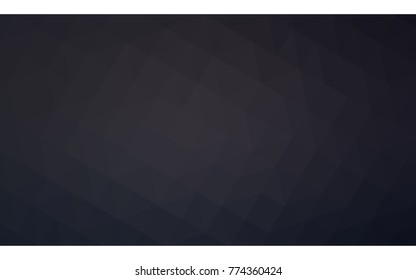 Dark Gray vector abstract textured polygonal background. Blurry triangle design. Pattern can be used for background.