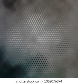 Dark Gray vector backdrop with circles. Illustration with set of shining colorful abstract spheres. New template for your brand book.
