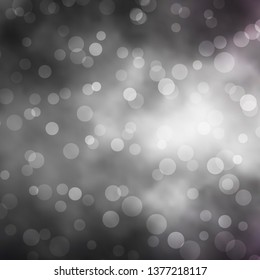 Dark Gray vector backdrop with circles. Abstract colorful disks on simple gradient background. Pattern for websites, landing pages.