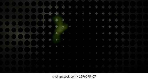 Dark Gray vector backdrop with circles. Modern abstract illustration with colorful circle shapes. Pattern for websites, landing pages.