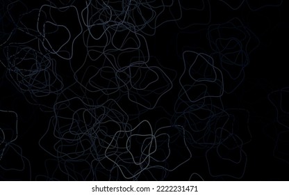 Dark Gray vector backdrop with memphis shapes. Illustration with colorful gradient shapes in abstract style. Simple design for your web site.