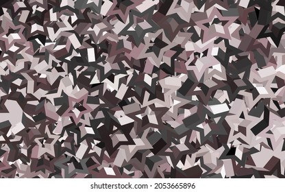 Dark Gray vector backdrop with small and big stars. Stars on blurred abstract background with gradient. Smart design for your business advert.