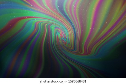 Dark Gray vector background with astronomical stars. Shining colored illustration with bright astronomical stars. Best design for your ad, poster, banner.