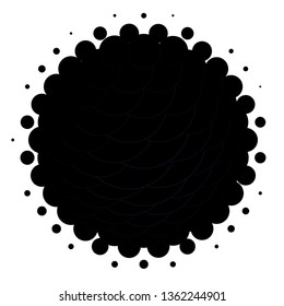 Dark Gray vector background with circles. Illustration with set of shining colorful abstract spheres. Pattern for business ads.