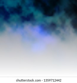 Dark Gray vector background with clouds. Illustration in abstract style with gradient clouds. Pattern for your booklets, leaflets.