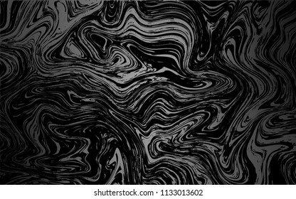 Dark Gray vector background with lamp shapes. Creative geometric illustration in marble style with gradient. Brand-new design for your ads, poster, banner.
