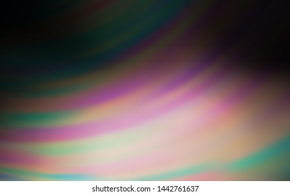 Dark Gray vector background with lines. Glitter abstract illustration with wry lines. Elegant pattern for a brand book.