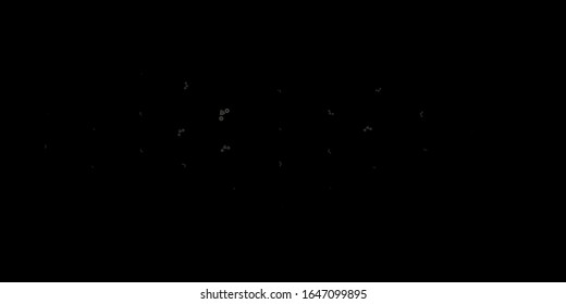 Dark Gray vector background with occult symbols. Colorful mystic symbols with a gradient in ancient style. Background for esoteric, mystic designs.