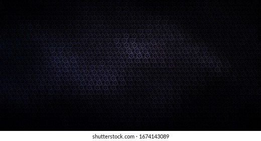 Dark Gray vector background with occult symbols. Colorful mystic symbols with a gradient in ancient style. Simple design for occult depiction.