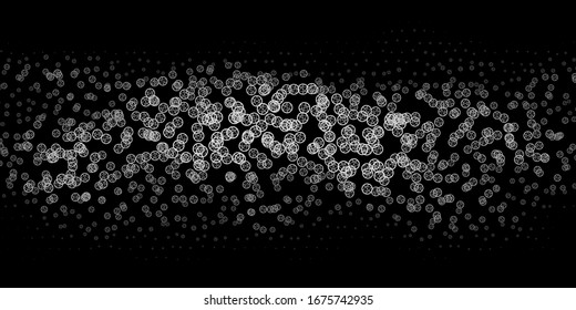 Dark Gray vector background with occult symbols. Retro design in abstract style with witchcraft forms. Simple base for your occult design.