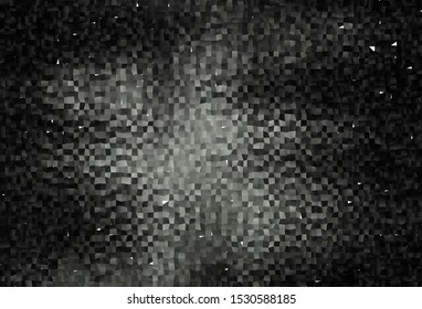 Dark Gray vector background in polygonal style. Decorative design in abstract style with rectangles. The template can be used as a background.