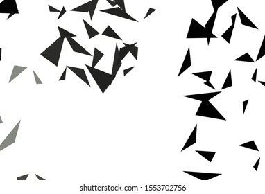 Abstract Black Explosion Geometric Background Vector Stock Vector ...