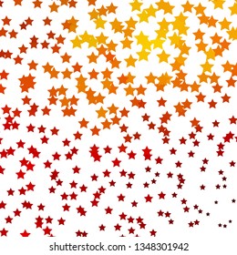 Dark Gray vector background with small and big stars. Colorful illustration in abstract style with gradient stars. Pattern for websites, landing pages.